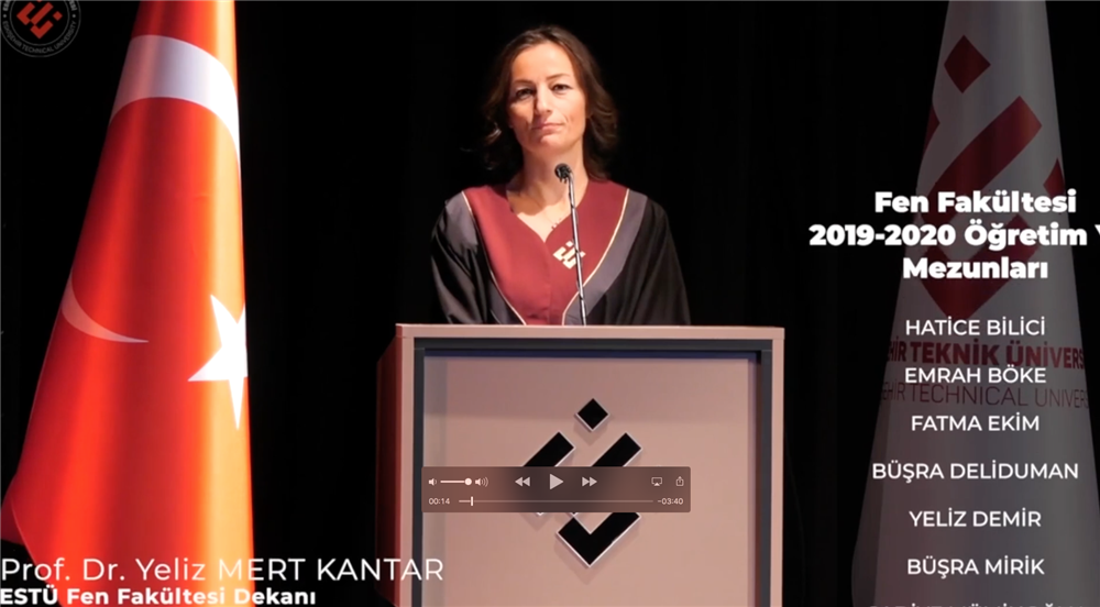 ESTÜ 2019-2020 ve 2020-2021 Akademik Yılı Temsili Mezuniyet Töreni
